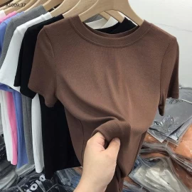 ÁO CỘC TAY CHẤT DỆT KIM NỮ- sỉ 74k