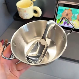 Bát inox 304 kèm thìa xinh- sỉ 44k