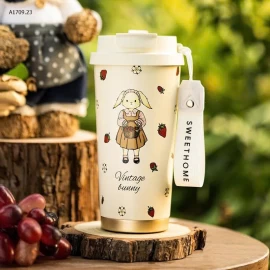CỐC GIỮ NHIỆT VINTAGE BUNNY - sỉ 109k
