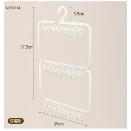 MÓC KẸP TREO QUẦN ÁO ĐA NĂNG - sỉ 75k/set 2c