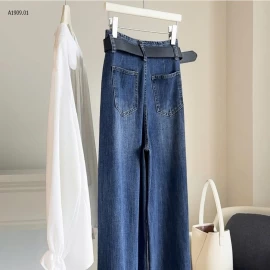 QUẦN JEAN MỀM KÈM BELT ANNA- sỉ 295k
