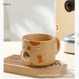 CỐC SỨ HÌNH MÈO DỄ THƯƠNG  - sỉ 80k