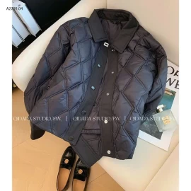 ÁO KHOÁC TRẦN TRÁM CỔ SƠ MI NỮ  - sỉ 228k