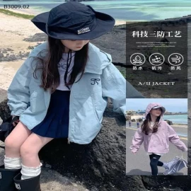 ÁO KHOÁC GIÓ CHO BÉ GÁI -Giá sỉ 125k