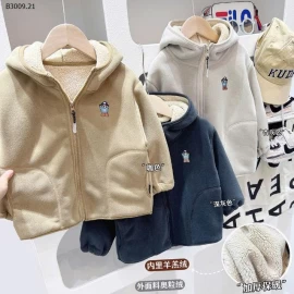 Khoác lông cừu KACADY siêu ấm cho bé -Giá sỉ 165k