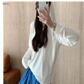 ÁO DÀI TAY TRƠN MÀU CÓ MŨ-Giá sỉ 99k