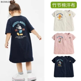 Váy suông hoạ tiết cho bé-Giá sỉ 125k