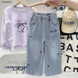 QUẦN JEAN ỐNG SUÔNG CHO BG KACDY -Giá sỉ 142k 