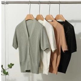 ÁO LEN DỆT KIM CỘC TAY - sỉ 145k