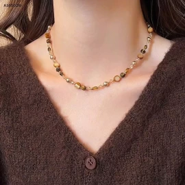 Vòng cổ đá mắt hổ Golicc - sỉ 125k