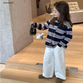 ÁO THUN KẺ DÀI TAY AMBB-Giá sỉ  sz 90-150: 115k  sz 160: 128k  sz 170: 142k 