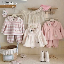 BỘ LÔNG MÈO KITTY LINANXI-Giá sỉ 220k