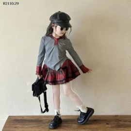 SET ÁO DÀI TAY MIX CV KẺ BG- Giá sỉ áo: 143k  cv: 180k  cả set: 303k 