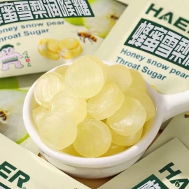 Kẹo mật ong lê tuyết nhà HAER_FOOD-Giá sỉ 68k/1 hộp 20 gói