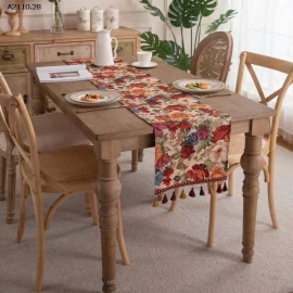 Khăn trải bàn Vintage siu siu xinh-Giá sỉ 123k 