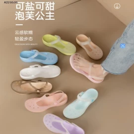 Giày Mary Jane lỗ đi biển cho nữ đế EVA cho nữ -Giá sỉ 95k