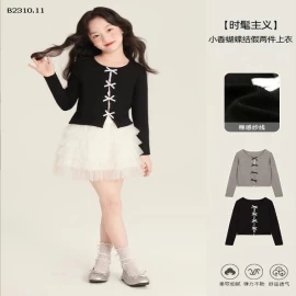 ÁO NƠ CÁCH ĐIỆU BG HÃNG ANNI -Giá sỉ sz  90-130  giá 67k sz  140-170   giá  80k