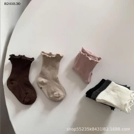 SÉT 6Đ TẤT XUẤT HÀN-Giá sỉ  88k/set 6 đôi mix màu