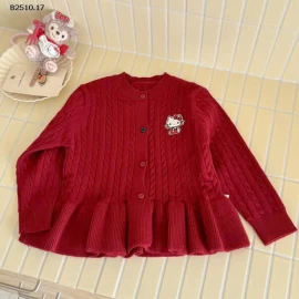 ÁO LEN ĐỎ KITTY -Giá sỉ 168k