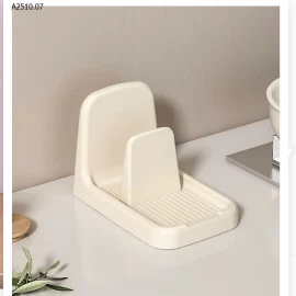 Giá đỡ nắp vung xoong nồi, thìa đũa muỗng chống trượt tiện lợi- sỉ 56k/set 2c chọn màu