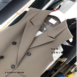 ÁO VEST KHÔNG TAY PHỐI CÚC  - sỉ 205k