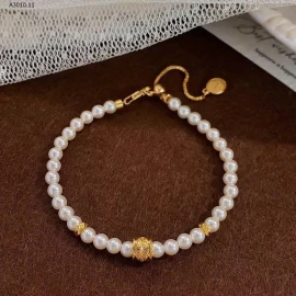 Vòng tay golicc giả ngọc trai siêu xinh- sỉ 125k