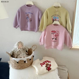 ÁO NỈ HOẠT HÌNH BG -Giá sỉ 150k