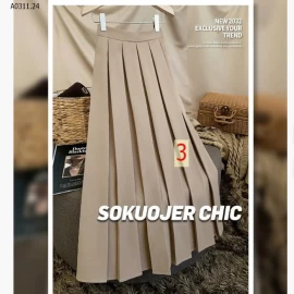 Chân váy dáng midi SoChic- sỉ 173k