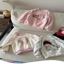 ÁO NỈ HOẠT HÌNH BG-Giá sỉ  sz 90-150: 159k  sz 160: 168k