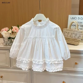 ÁO SƠ MI CHO BÉ GÁI-Giá sỉ 92k