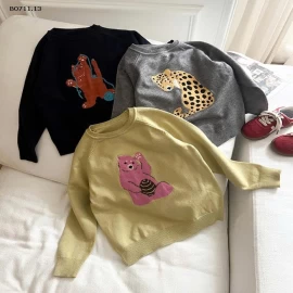 ÁO LEN THÚ HOẠT HÌNH SIÊU XINH NHÀ AMBB-Giá sỉ sz 90-150: 160k      sz 160: 172k