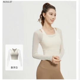 ÁO TẬP DÀI TAY DÁNG ÔM TẠO FORM – XINH HẾT NẤC NHA CÁC NÀNG - sỉ 120k