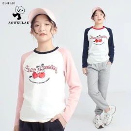 Áo thun dài tay chery cho bé-Giá sỉ 99k