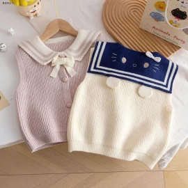 ÁO GILE LEN THỦY THỦ BÉ GÁI-Giá sỉ 159k