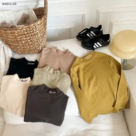 Áo sơ mi lót trong bằng len chất liệu cotton loại A  cho bé  nhà AMBB -Giá sỉ sz 90-150: 100k sz 160 : 113k sz 170 : 128k