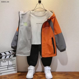 ÁO KHOÁC LÓT NỈ CHO BÉ TRAI -Giá sỉ 205k