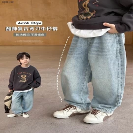 QUẦN JEAN BÉ TRAI AMBB-Giá sỉ  Sz 90-150 : 228k Sz 160 : 248k Sz 170  : 268k