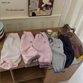 Quần nỉ dày dặn, lót lông cừu cho bé - giá sỉ  size 90-130 giá 178k size 140-150 giá 200k