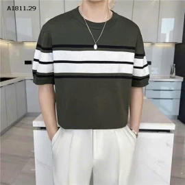 ÁO THUN DỆT KIM NAM-Giá sỉ 183k