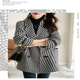 ÁO KHOÁC LEN CỔ BẺ SANG CHẢNH  - sỉ 195k