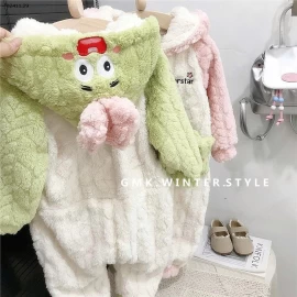 BỘ NGỦ LÔNG ẤM ÁP CUTE CHO BÉ -Giá sỉ 234k