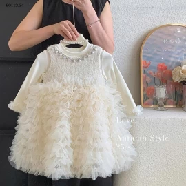 Set 2 món áo + váyyy voan cao cấp bg-sỉ 329k