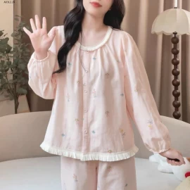 BỘ MẶC NHÀ BÁNH BÈO NỮ-sỉ 160k