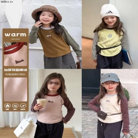 ÁO NỈ TAY PHỐI MÀU AMBB -sỉ Sz 90-150 : 145K                 Sz 160 : 159K                 Sz 170 : 173K