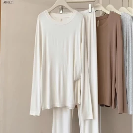 BỘ MẶC NHÀ TRƠN MÀU CHO NỮ sỉ 170k
