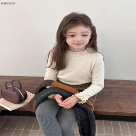 Áo lót ren dài tay phong cách Hàn Quốc nhà AMBB -Giá sỉ  sz 90-150 : 135k sz 160 : 148k sz 170  :  160k