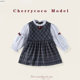 VÁY KẺ CHO BÉ GÁI HÃNG CHERRYCOCO-sỉ 247k