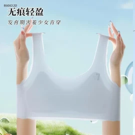 SET 3 ÁO BRA LÁ KÈM MÚT CHỐNG LỘ CHO BÉ GÁI-sỉ 110k/set 3c mix màu