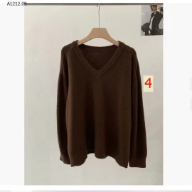 ÁO LEN CỔ V DÁNG RỘNG CHO NỮ-sỉ 245k