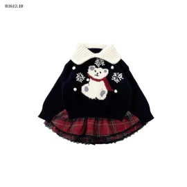 Em áo len diện dáng sinh siu ấm cho bé  - sỉ áo 220k, váy 190k